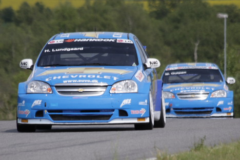 De 2 Chevrolet'er tog de hurtigste tider.